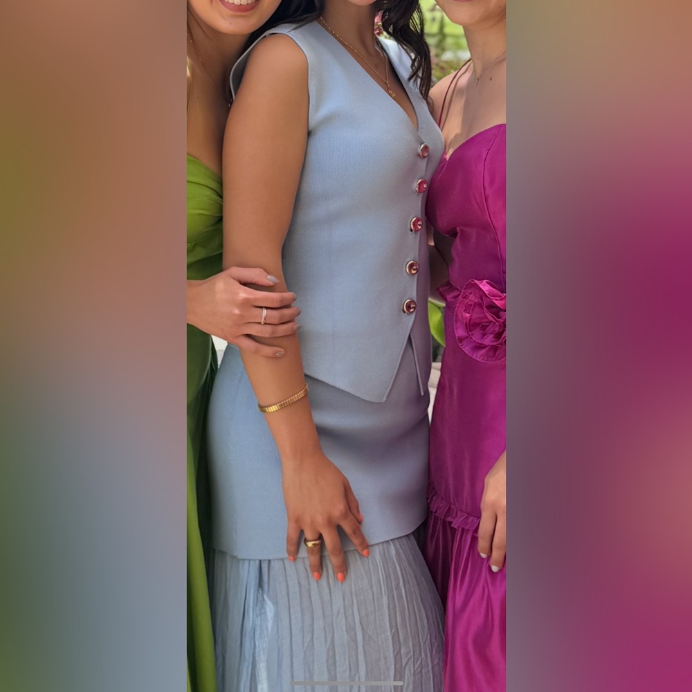 Zara Light Blue Maxi Dress